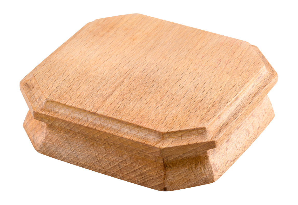 Base in Legno Chiaro per Reliquiario 10x10 Centimetri