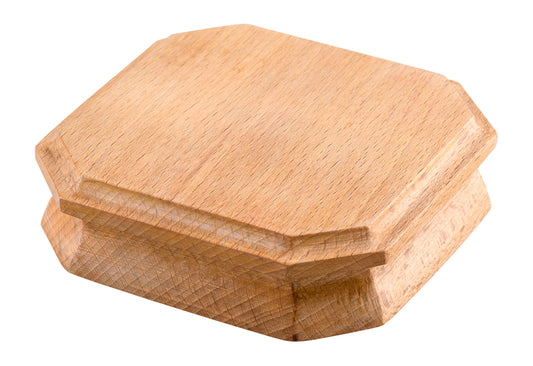 Base in Legno Chiaro per Reliquiario 10x10 Centimetri
