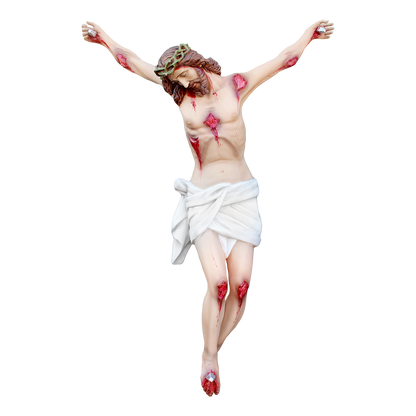 Statua Corpo di Cristo 165x140 cm in Vetroresina
