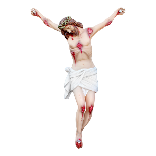 Statua Corpo di Cristo 165x140 cm in Vetroresina