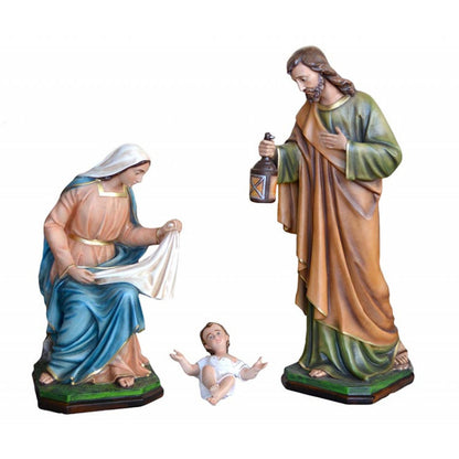 Presepe Natività 3 Pezzi 105 cm in Resina