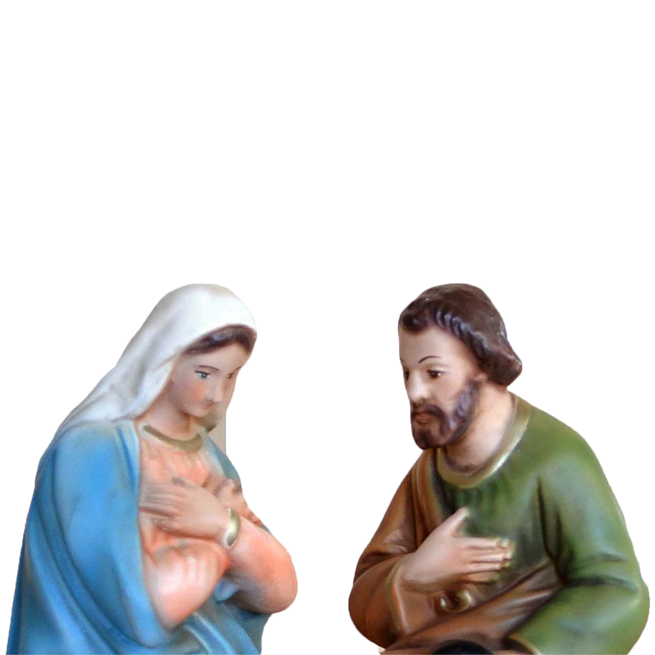 Presepe Natività 5 Pezzi 20 cm in Resina Piena