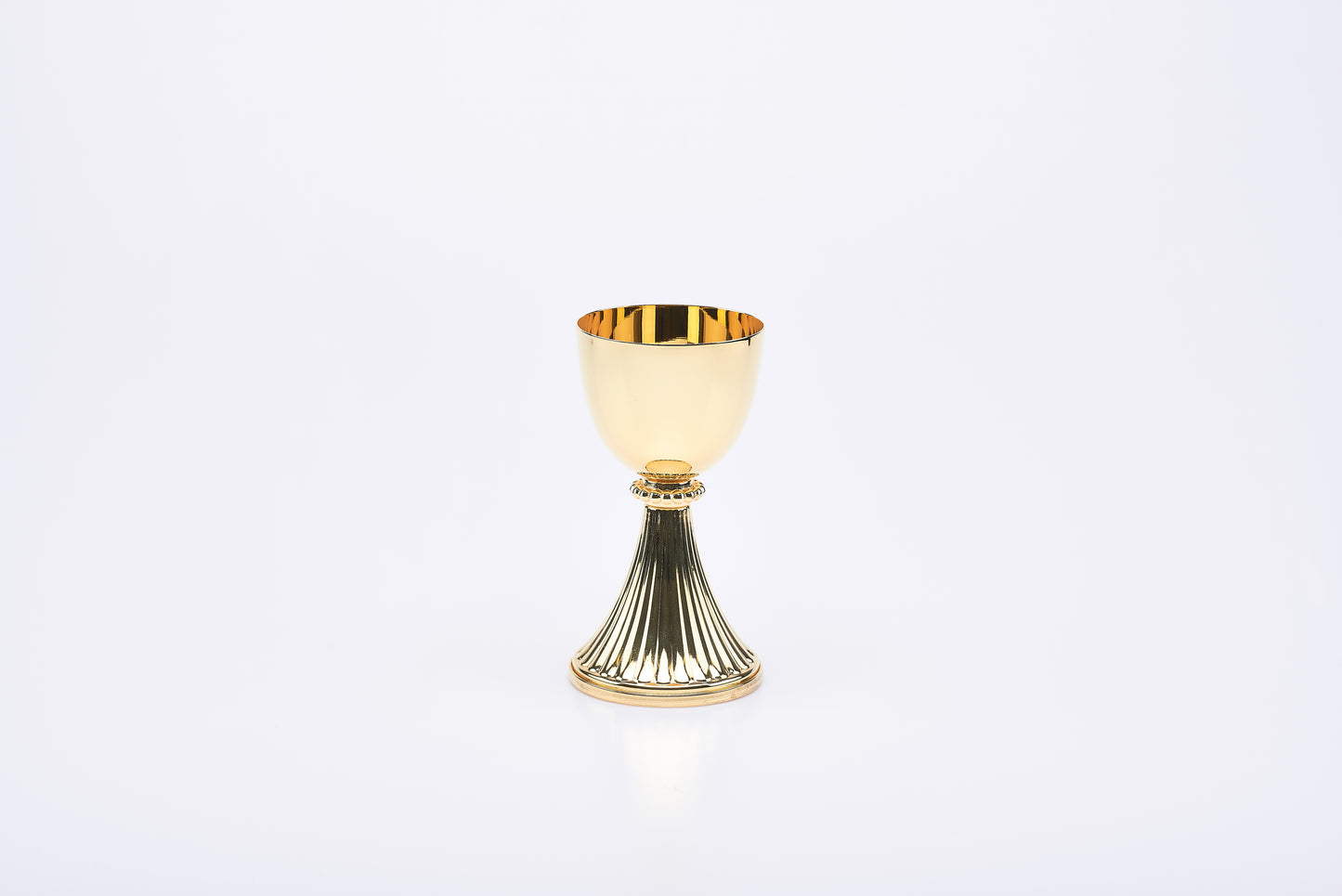 Calice in Ottone Dorato Altezza 15,5 Centimetri