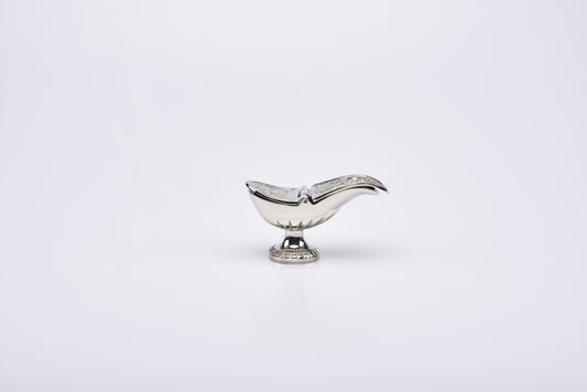 Navetta Fusa in Ottone Nichelato Altezza 12 Centimetri