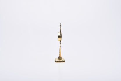 Reliquiario in Bronzo Dorato 10 x 19,5 Centimetri