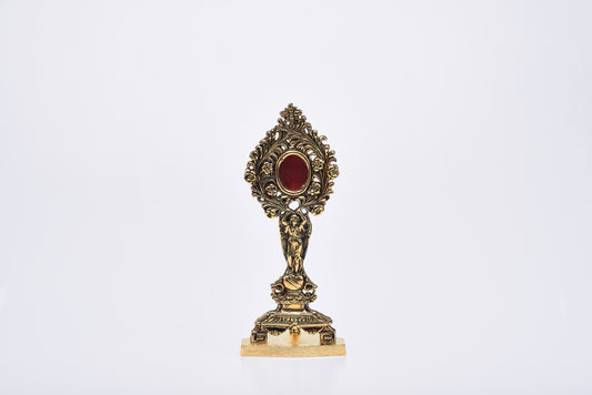 Reliquiario in Bronzo Dorato 10,5 x 26 Centimetri