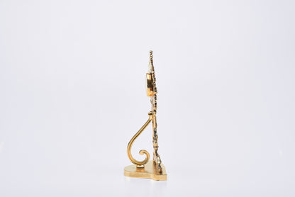 Reliquiario in Bronzo Dorato 10,5 x 26 Centimetri