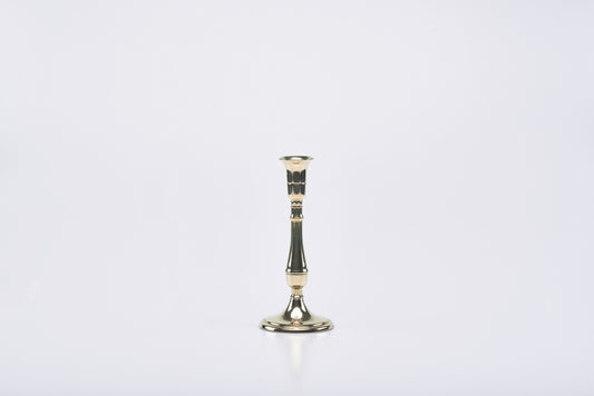 Candeliere Bugia in Ottone Lucido Altezza 20 Centimetri