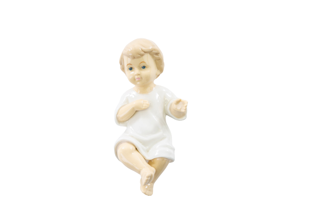 Gesù Bambino in Porcellana Lucida 17 Centimetri