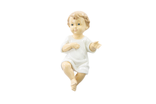 Gesù Bambino in Porcellana Lucida 23 Centimetri