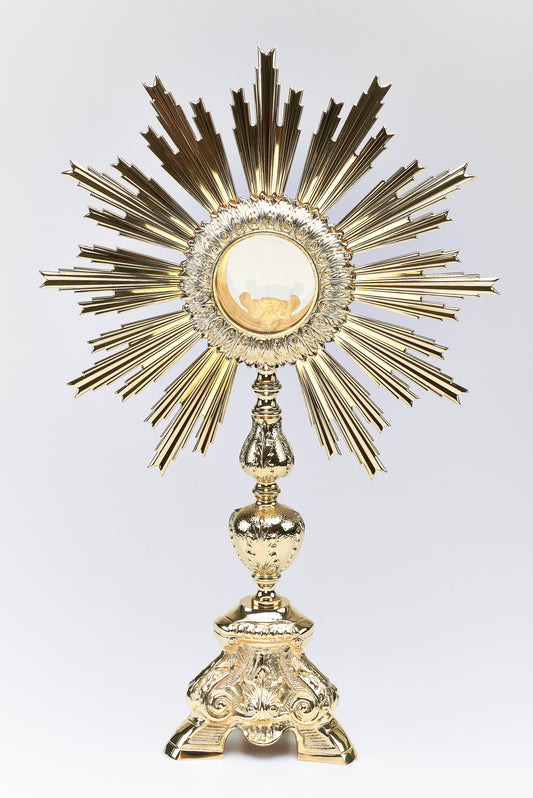 Ostensorio Barocco con Raggiera Altezza 57 Centimetri