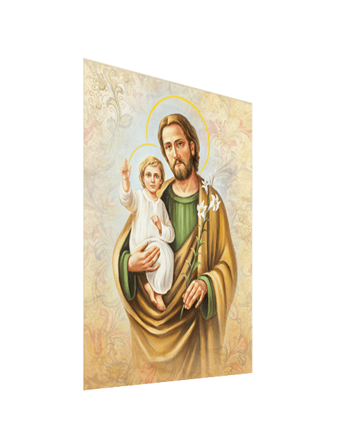 Quadro Tela San Giuseppe con Effetto Dipinto