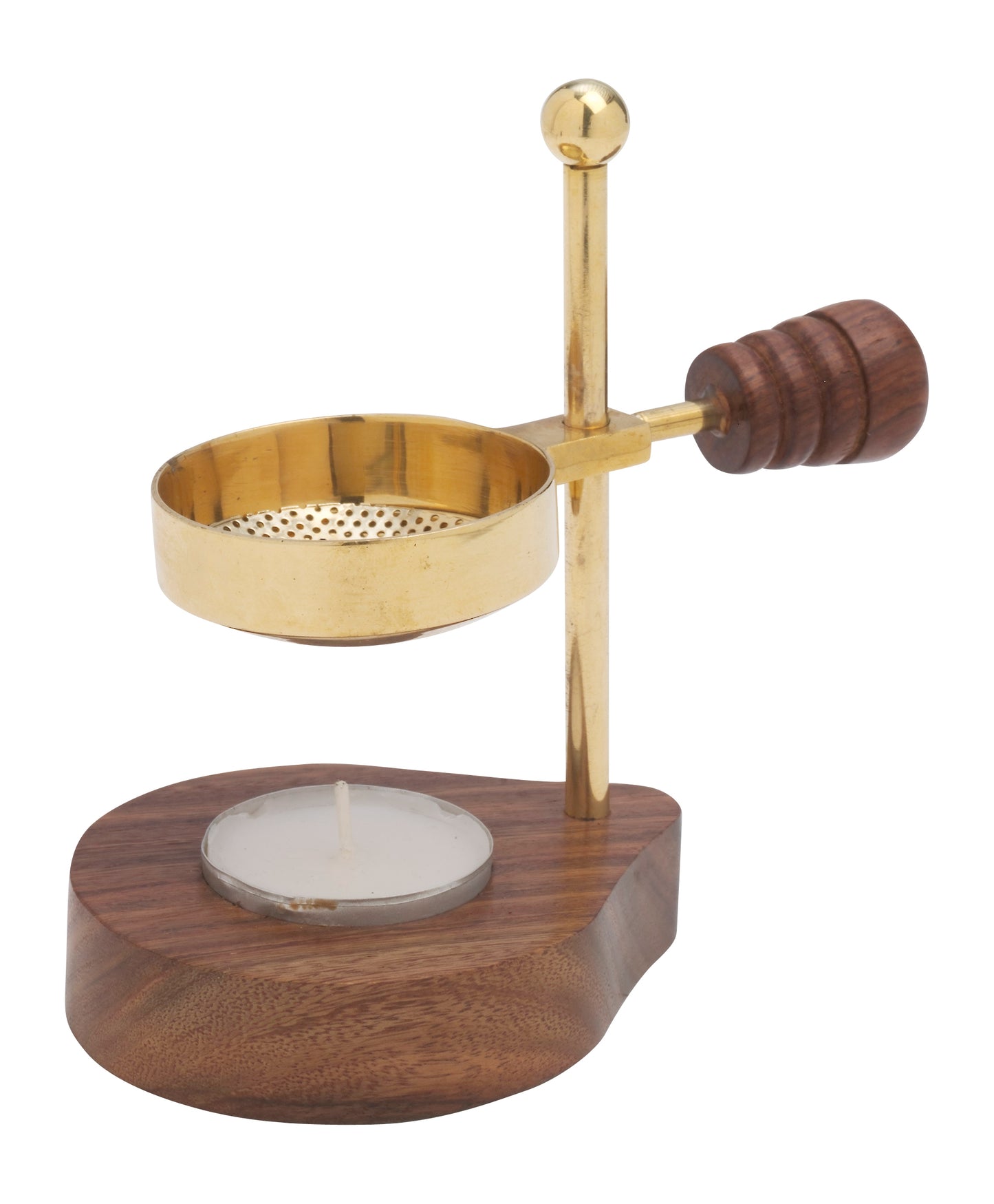 Brucia Incenso Dorato Regolabile Altezza 12 cm
