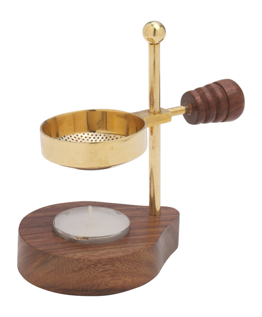 Brucia Incenso Dorato Regolabile Altezza 12 cm