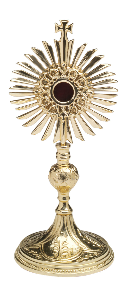 Reliquiario Dorato da Appoggio Altezza 28 cm