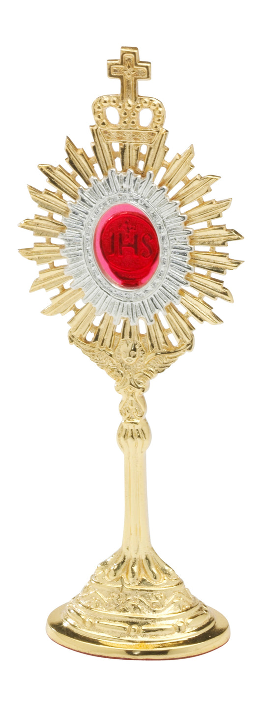 Reliquiario Dorato da Appoggio Altezza 18 cm