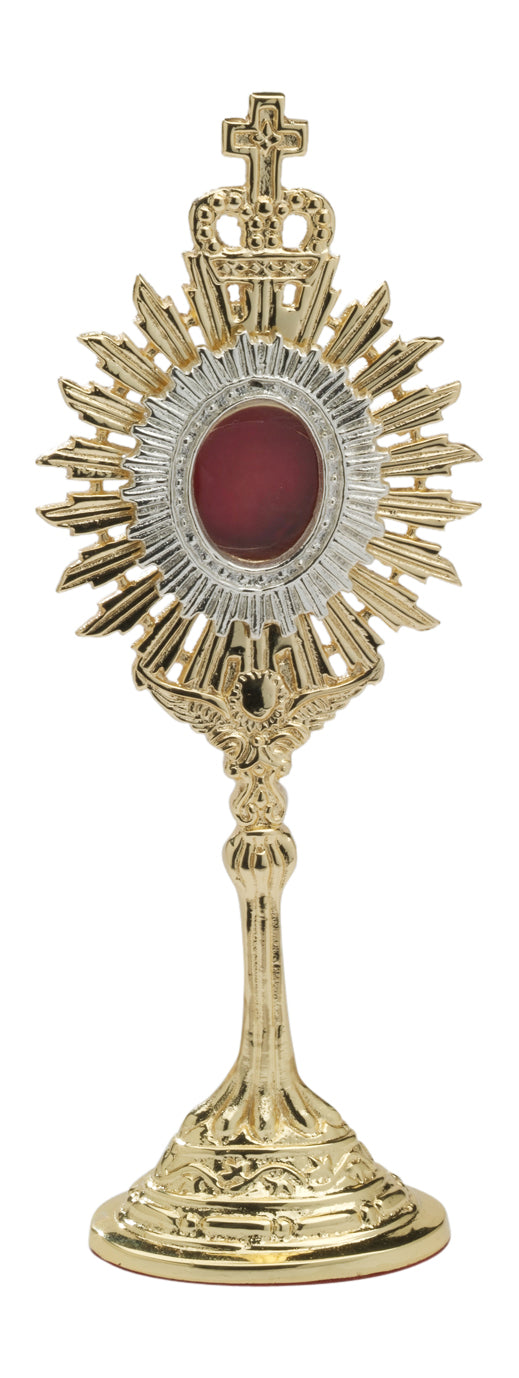 Reliquiario Dorato da Appoggio Altezza 18 cm