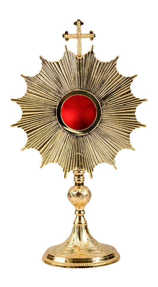 Reliquiario Dorato da Appoggio Altezza 35 cm