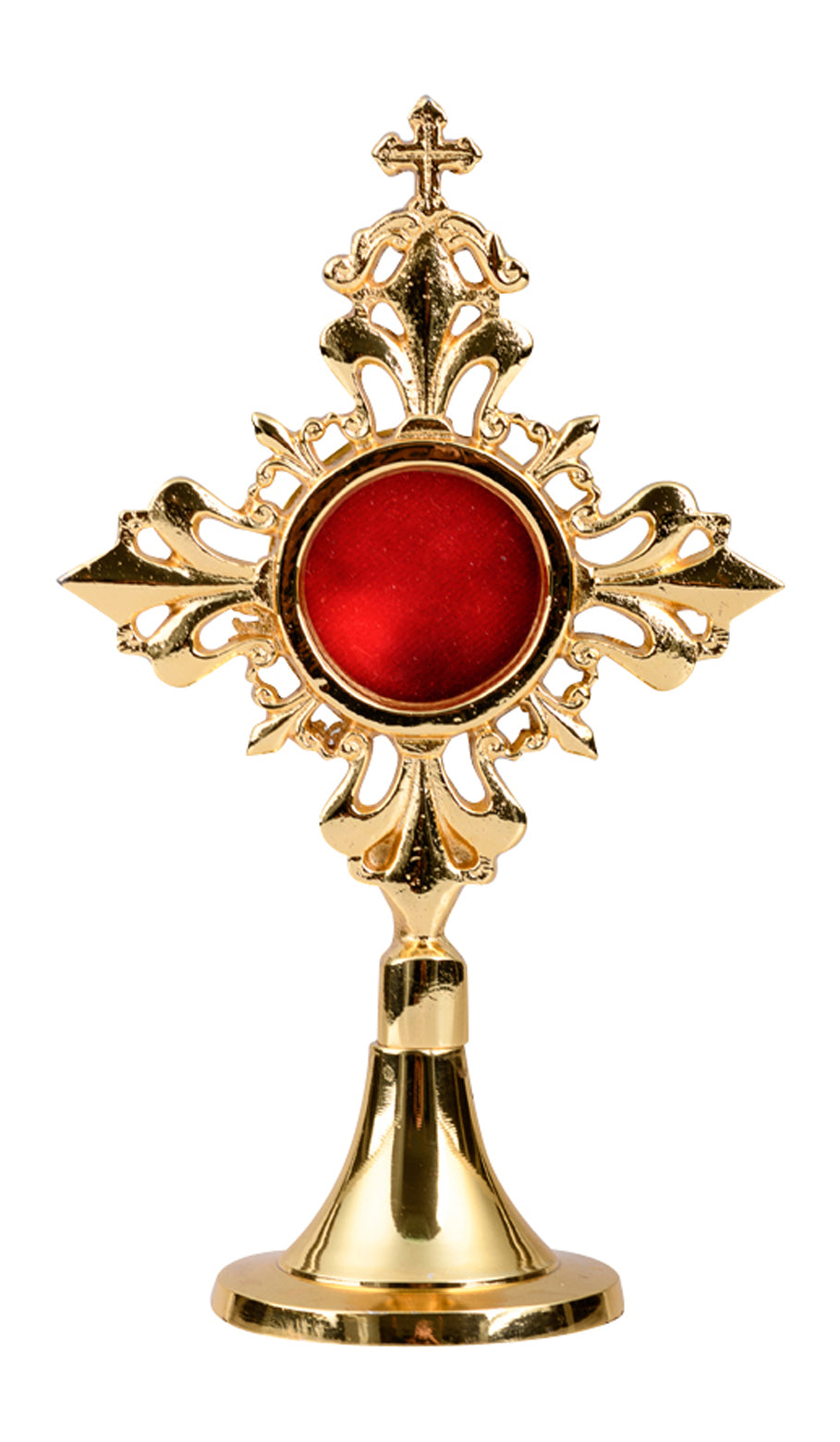 Reliquiario Dorato da Appoggio Altezza 17 cm