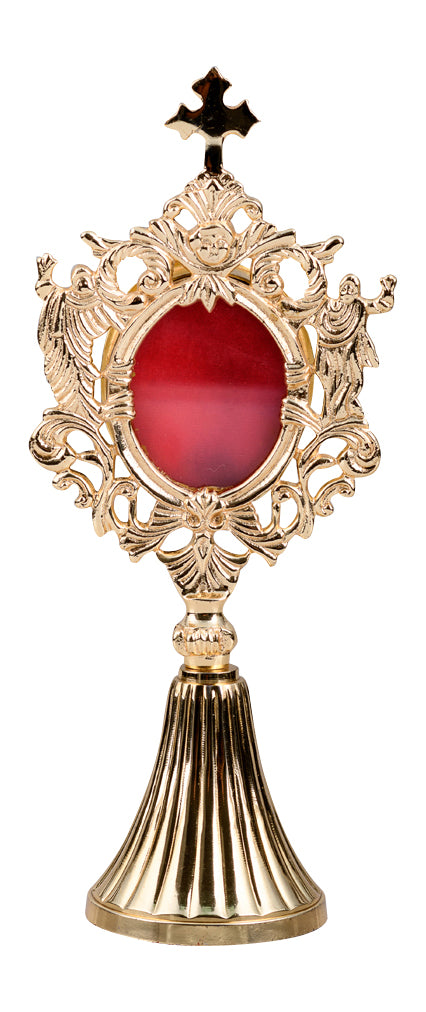 Reliquiario Dorato da Appoggio Altezza 22 cm