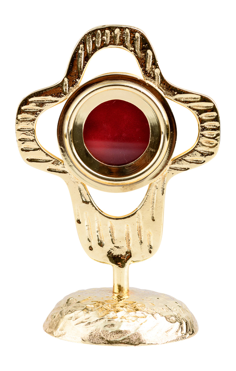 Reliquiario Dorato da Appoggio Altezza 18 cm
