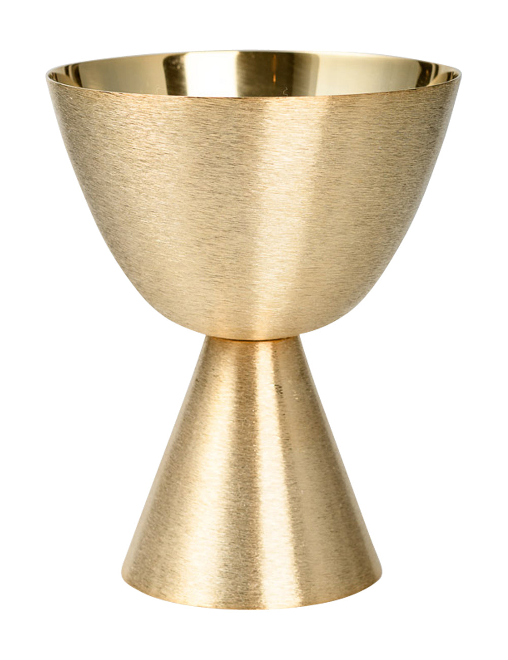 Calice in Ottone Dorato Altezza 15 cm