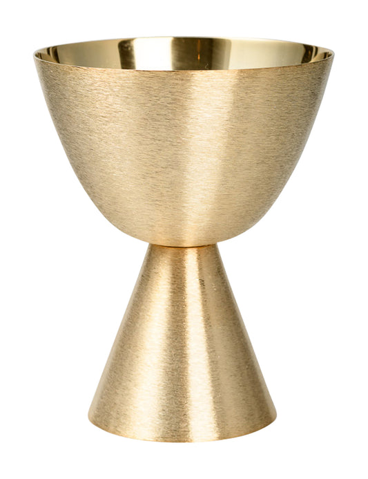 Calice in Ottone Dorato Altezza 15 cm