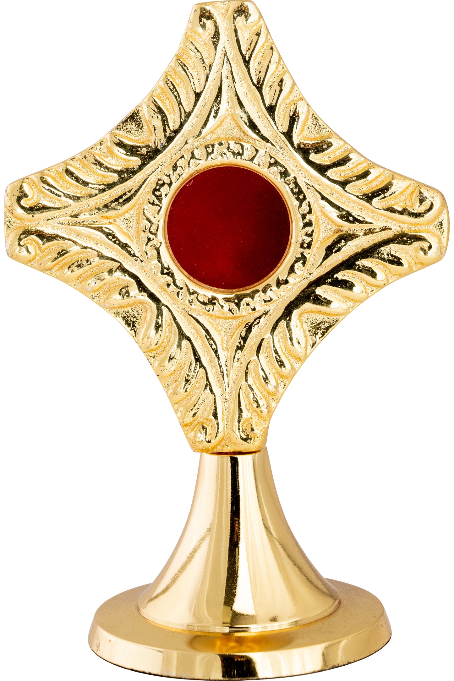 Reliquiario Dorato da Appoggio Altezza 12 cm