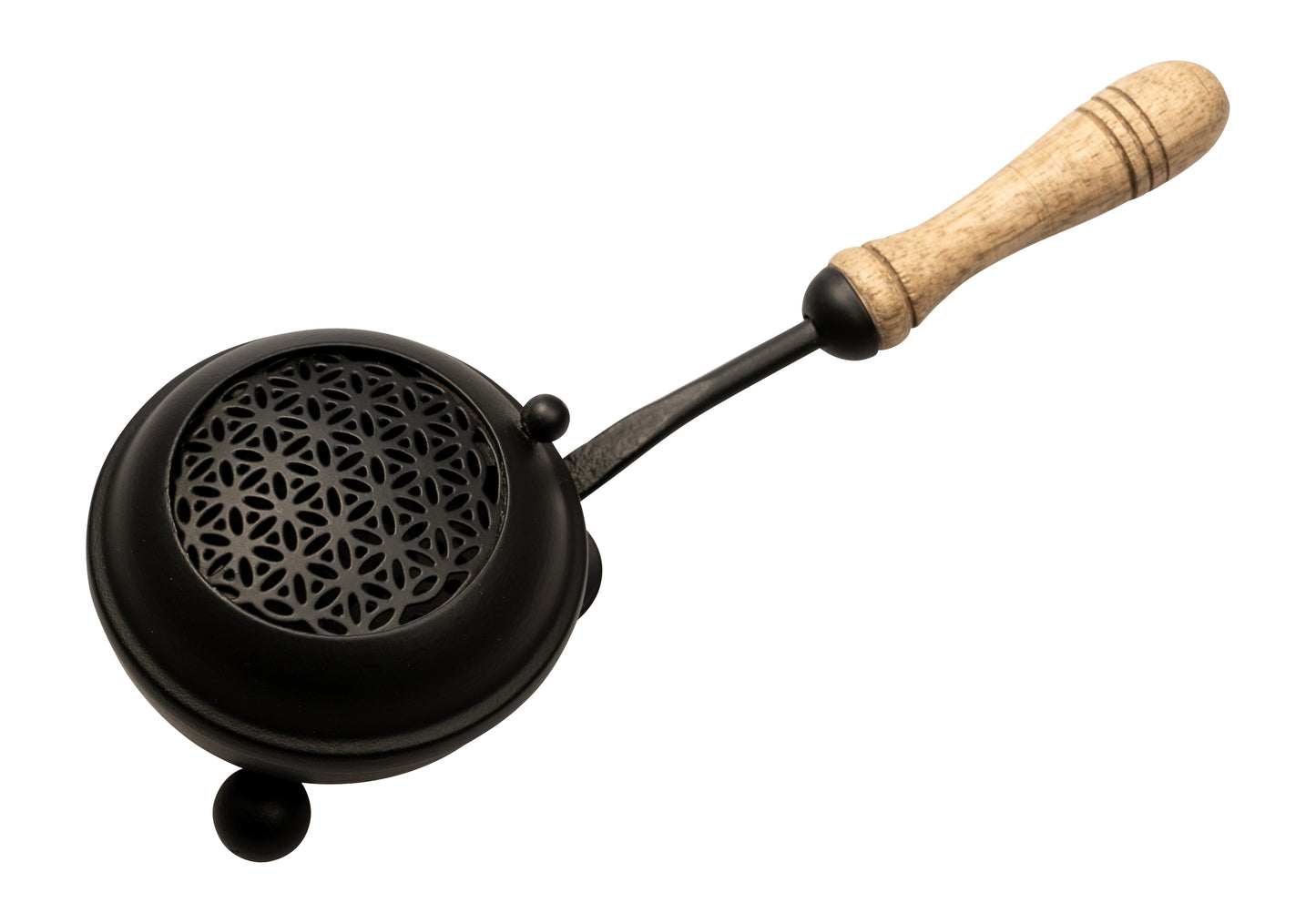 Padella Brucia Incenso in Ferro Nero Diametro 8 cm