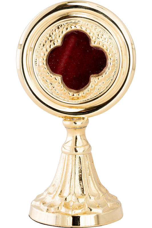 Reliquiario Dorato da Appoggio Altezza 15 cm