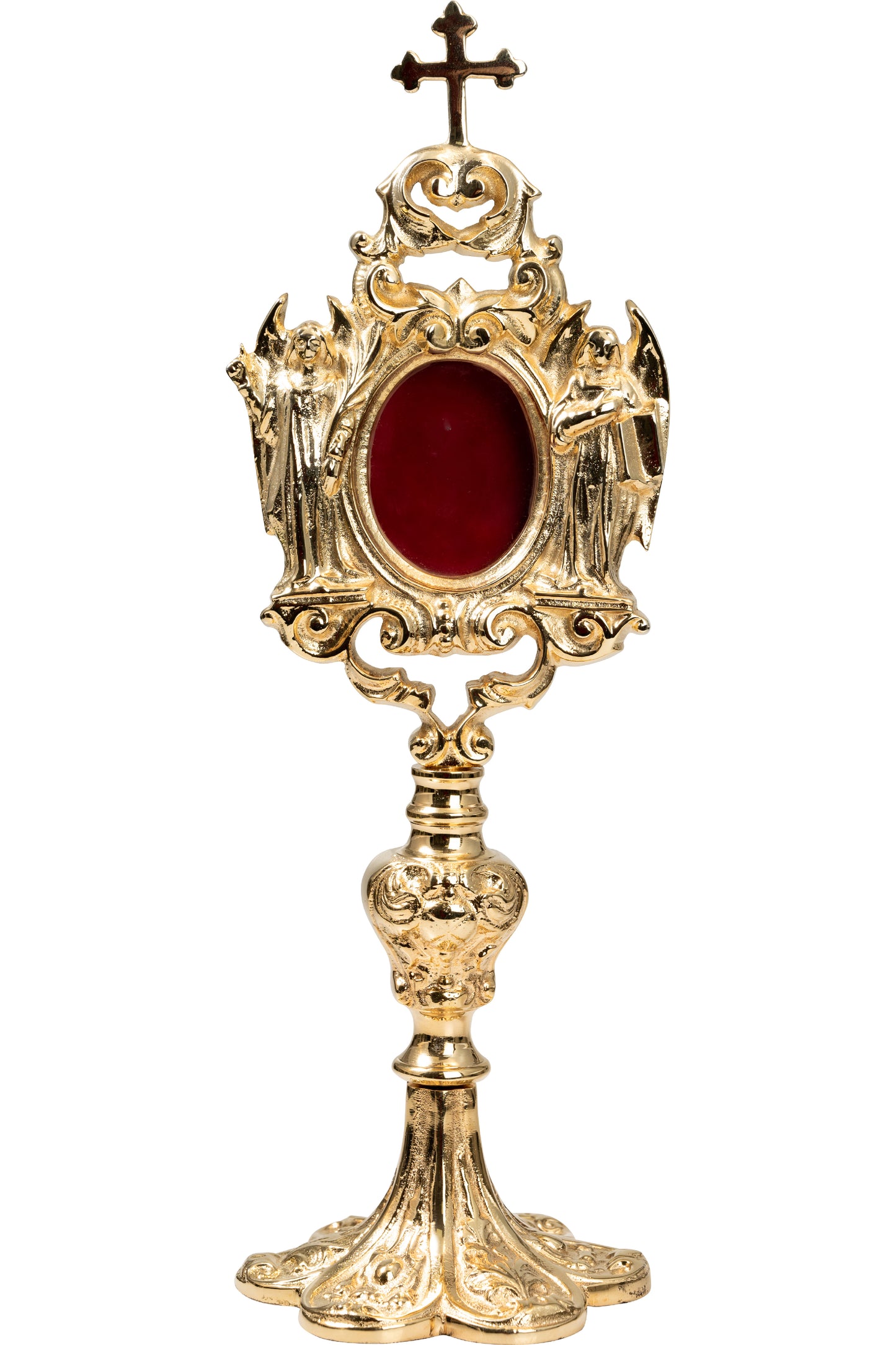 Reliquiario Dorato da Appoggio Altezza 31 cm