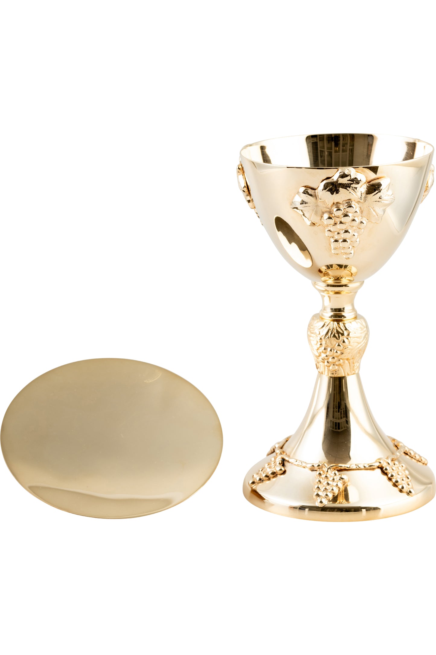 Calice in Ottone Dorato Altezza 21,5 cm