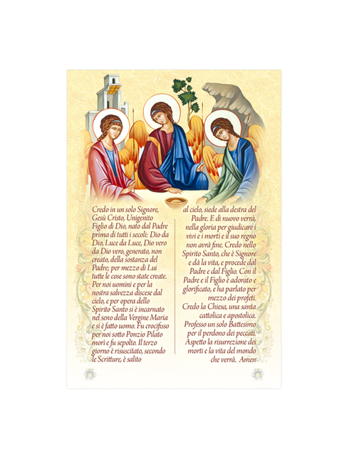 Diplomino in Carta Pergamena Preghiera Credo 10x15 cm 100 Pezzi
