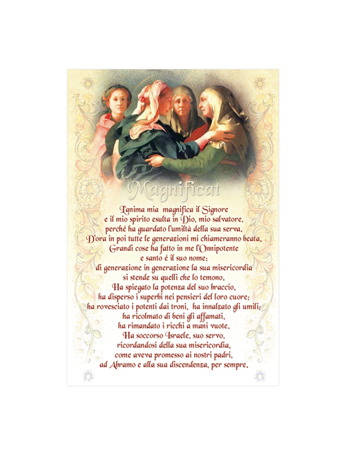 Diplomino in Carta Pergamena Magnificat 10x15 cm 100 Pezzi