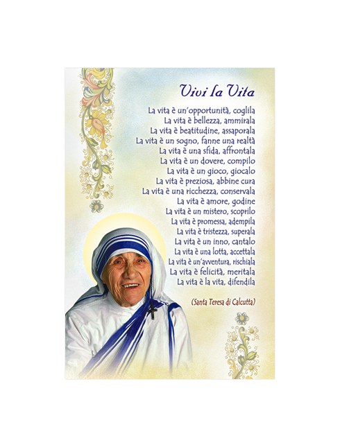 Diplomino in Carta Pergamena Vivi la Vita 10x15 cm 100 Pezzi