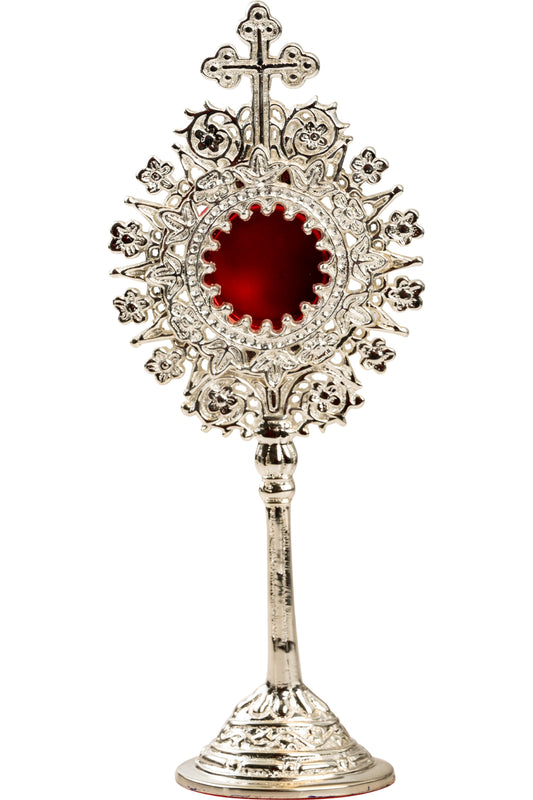 Reliquiario Argentato da Appoggio Altezza 19,5 cm