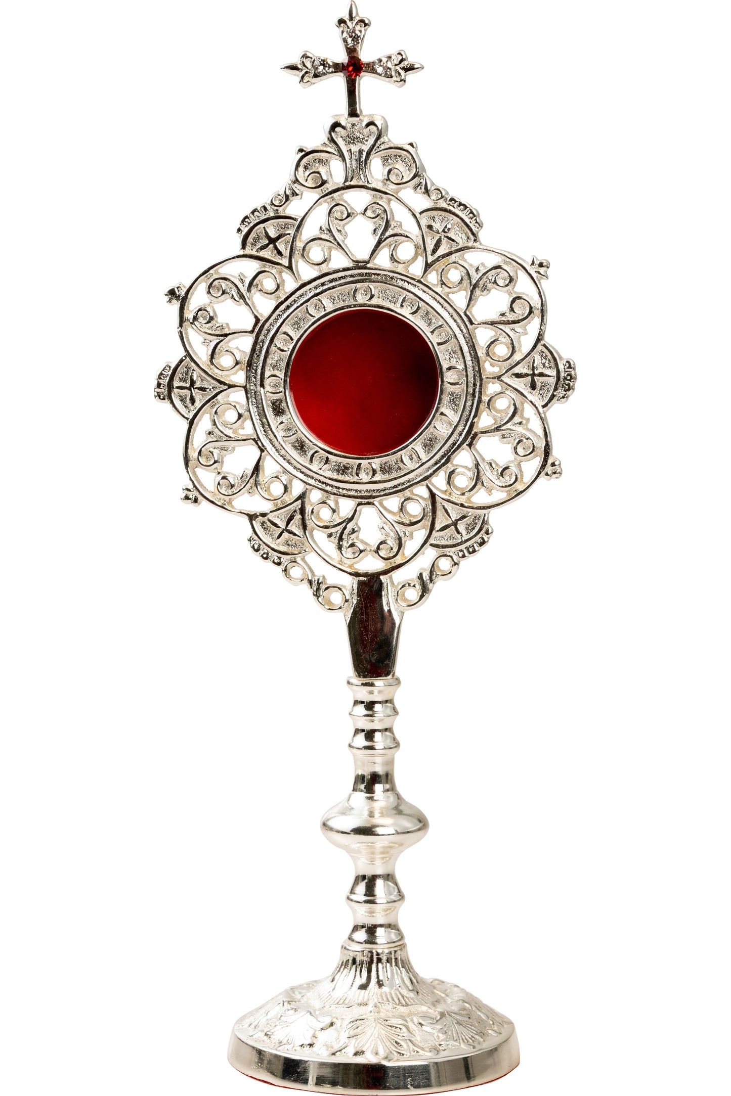 Reliquiario Argentato da Appoggio Altezza 25 cm