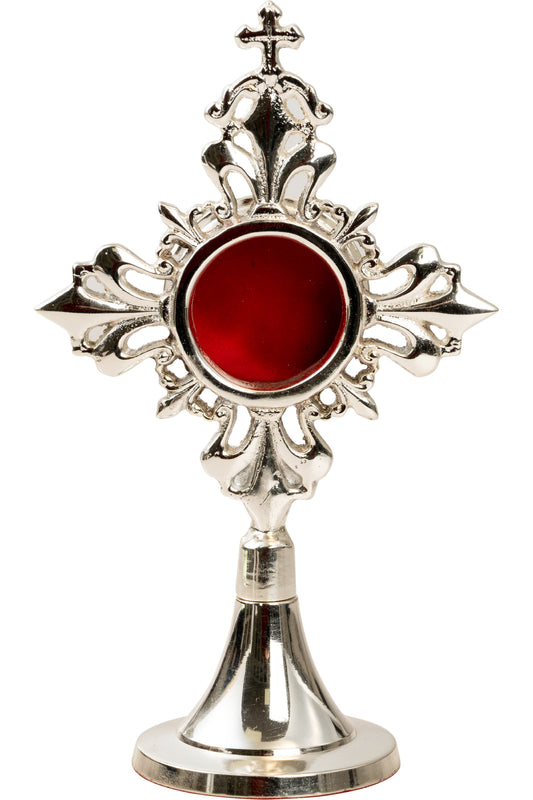 Reliquiario Argentato da Appoggio Altezza 17 cm