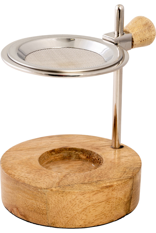 Brucia Incenso Argentato Regolabile Altezza 12,5 cm