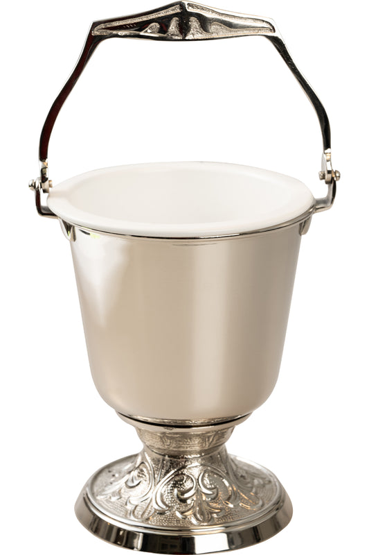 Secchiello Acqua Santa in Ottone Altezza 24 cm Diametro 12 cm