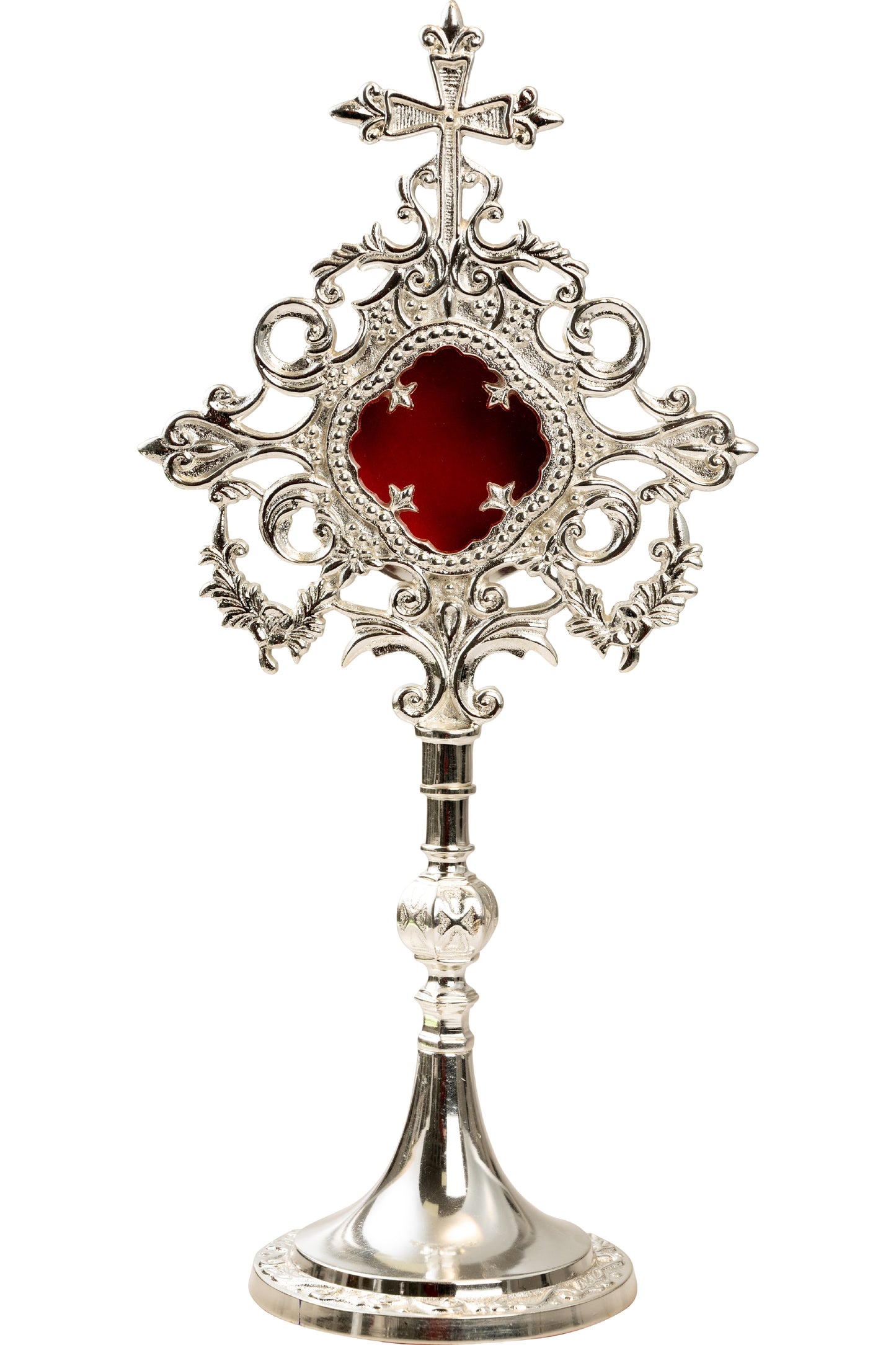 Reliquiario Argentato da Appoggio Altezza 32 cm