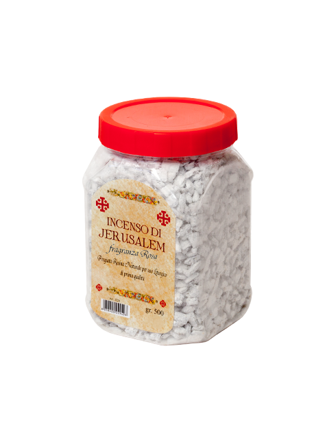 Incenso Liturgico Profumato di Jerusalem Fragranza Rose 500 grammi
