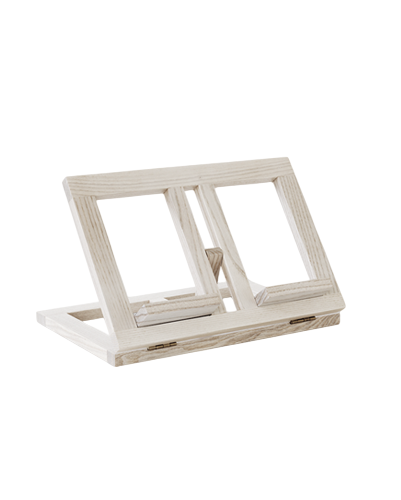 Leggio in Legno Effetto Rovere Sbiancato 21x31 cm