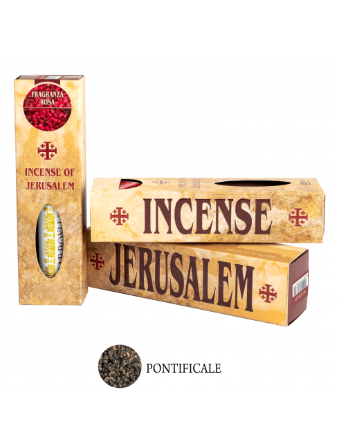 Confezione Incenso di Gerusalemme Profumato Pontificale 30 grammi con Carboncini