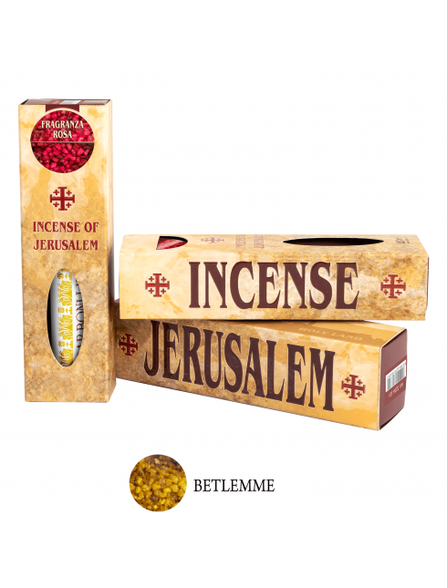 Confezione Incenso di Gerusalemme Profumato Betlemme 30 grammi con Carboncini