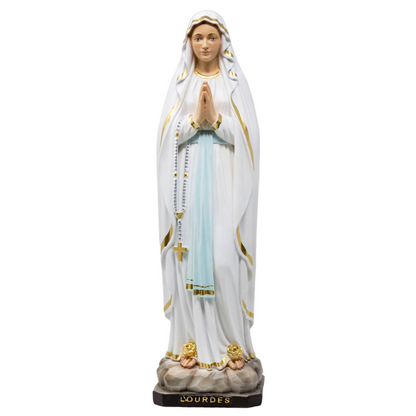 Statua Madonna Lourdes 41 cm in Resina