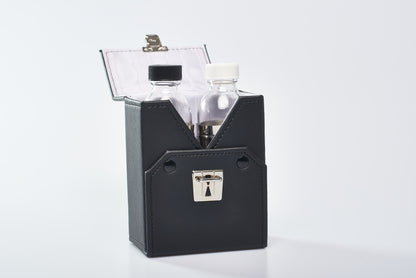 Coppia di Bottiglie Acqua e Vino con Astuccio Rigido