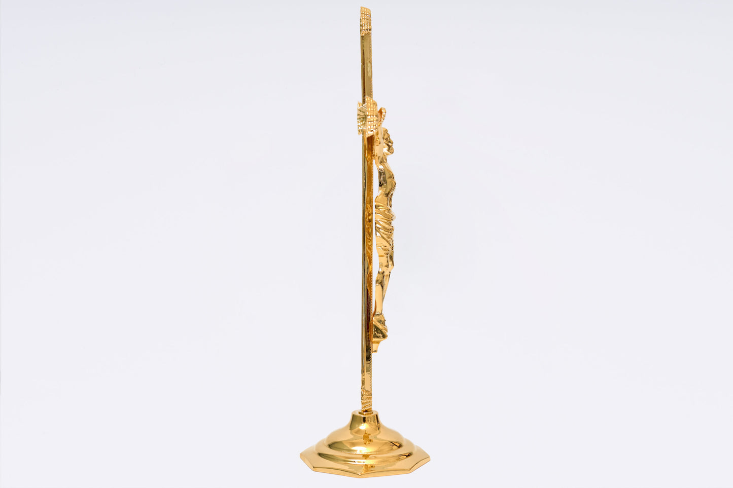 Crocifisso Croce in Ottone Altezza 46 Centimetri
