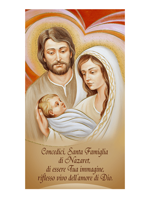 Benedizione per la Casa Sacra Famiglia 12x22 cm 100 Pezzi