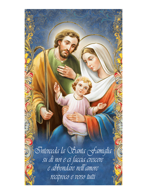 Benedizione per la Casa Sacra Famiglia 12x22 cm 100 Pezzi